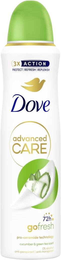 Dove Advanced Care Cucumber&Green Tea antiperspirant sprej 150 ml