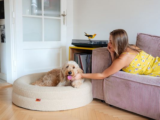 Explorer dog Pelech ortopedický Dognut Sandy Beige 100 cm