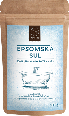 Natu Epsomská sůl 500 g
