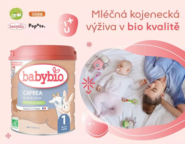BABYBIO CAPREA, kojenecké kozí mléko, farmářské mléko, bio