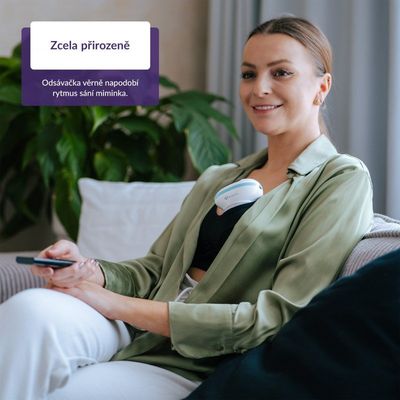 TrueLife Odsávačka mateřského mléka elektrická handsfree Nutrio BP W5