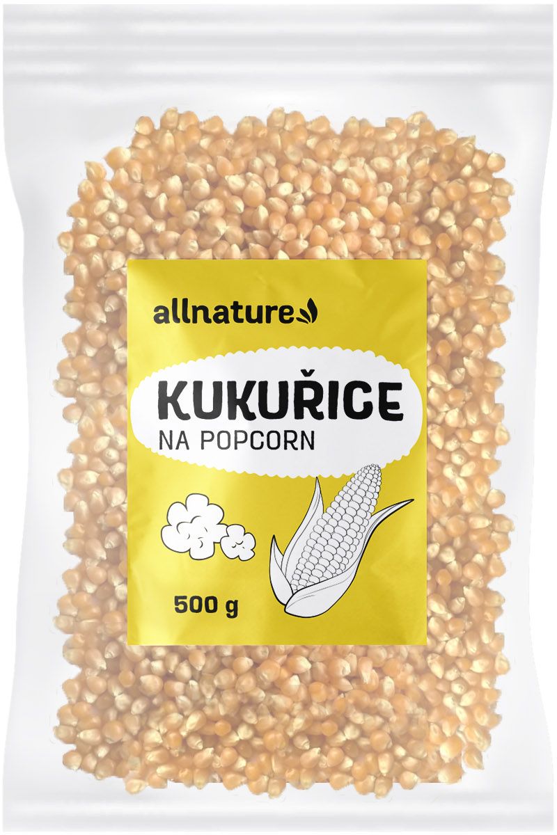 Allnature Kukuřice na popcorn 500 g