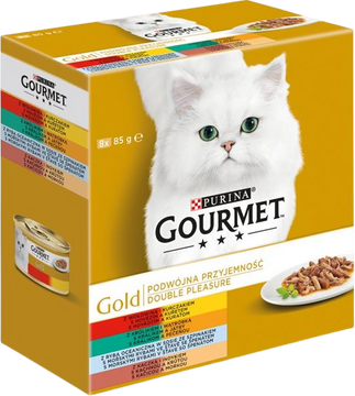 Gourmet Gold konzerva pro kočky - Mix Multipack 8 x 85 g