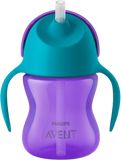 Philips Avent Hrnek s brčkem Bendy dívka 200 ml