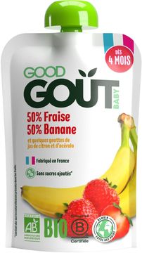 Good Goût BIO Jahoda s banánem 120 g