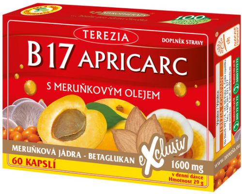 Terezia B17 APRICARC s meruňkovým olejem 60 kapslí