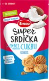 Emco Super srdíčka kokos 140 g