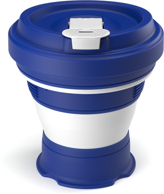 Pokito Skládací hrnek do kapsy, tmavě modrý 475 ml