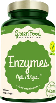GreenFood Nutrition Enzymy Opti 7 Digest 90 kapslí