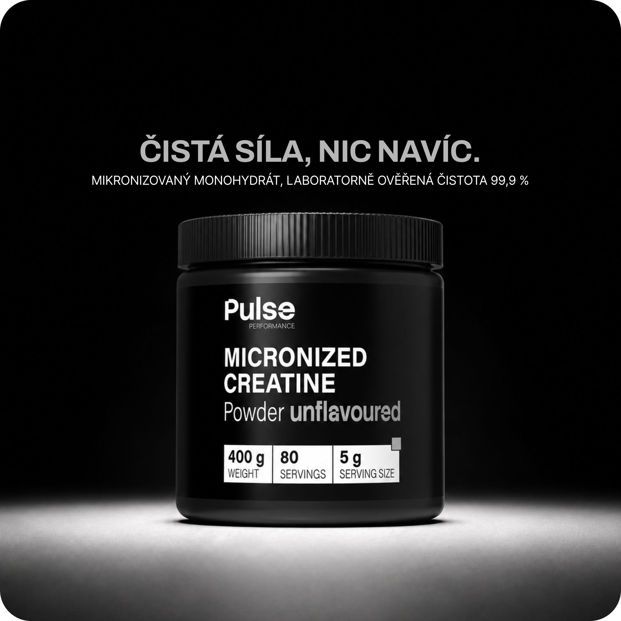 Pulse Performance Micronized Creatine 400 g