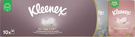 Kleenex Kapesníky papírové Ultra Soft Mini 10 x 7 ks