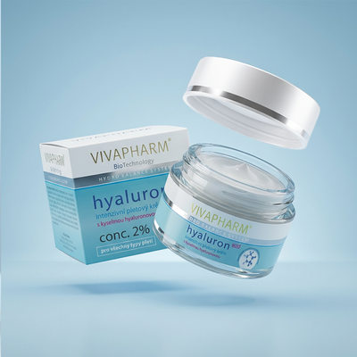 VivaPharm Intenzívní pleťový krém s kyselinou hyaluronovou 50 ml