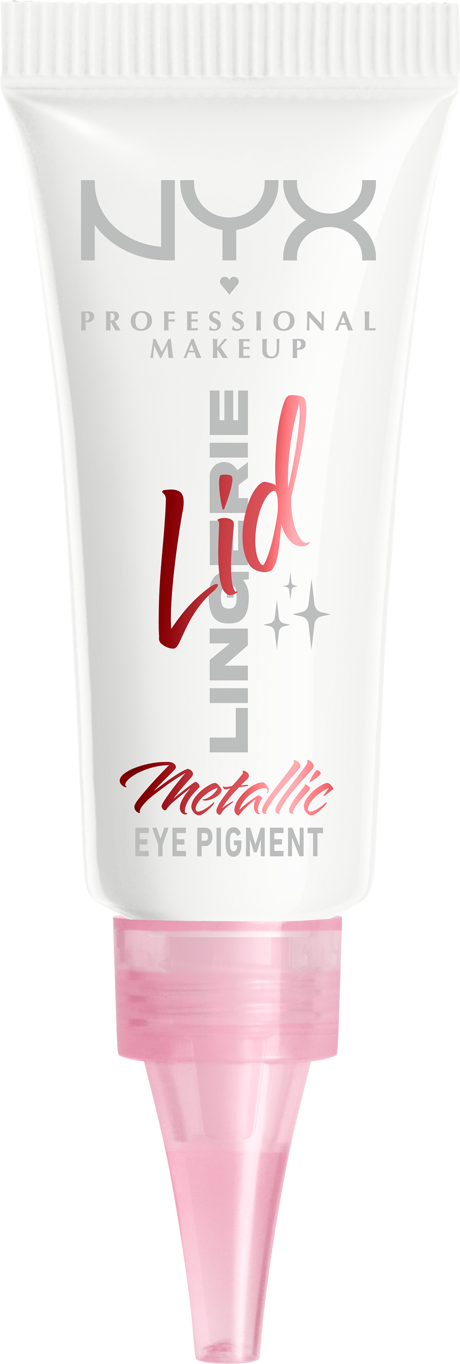 NYX Professional Makeup Tekuté oční stíny Lid Lingerie - 01 Satin Silver 6 ml