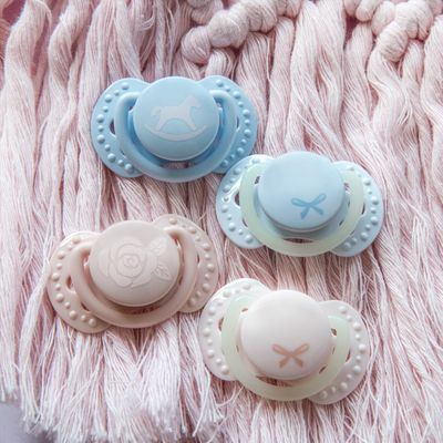 LOVI Dudlík mini Baby shower 0-2m holka 2 ks