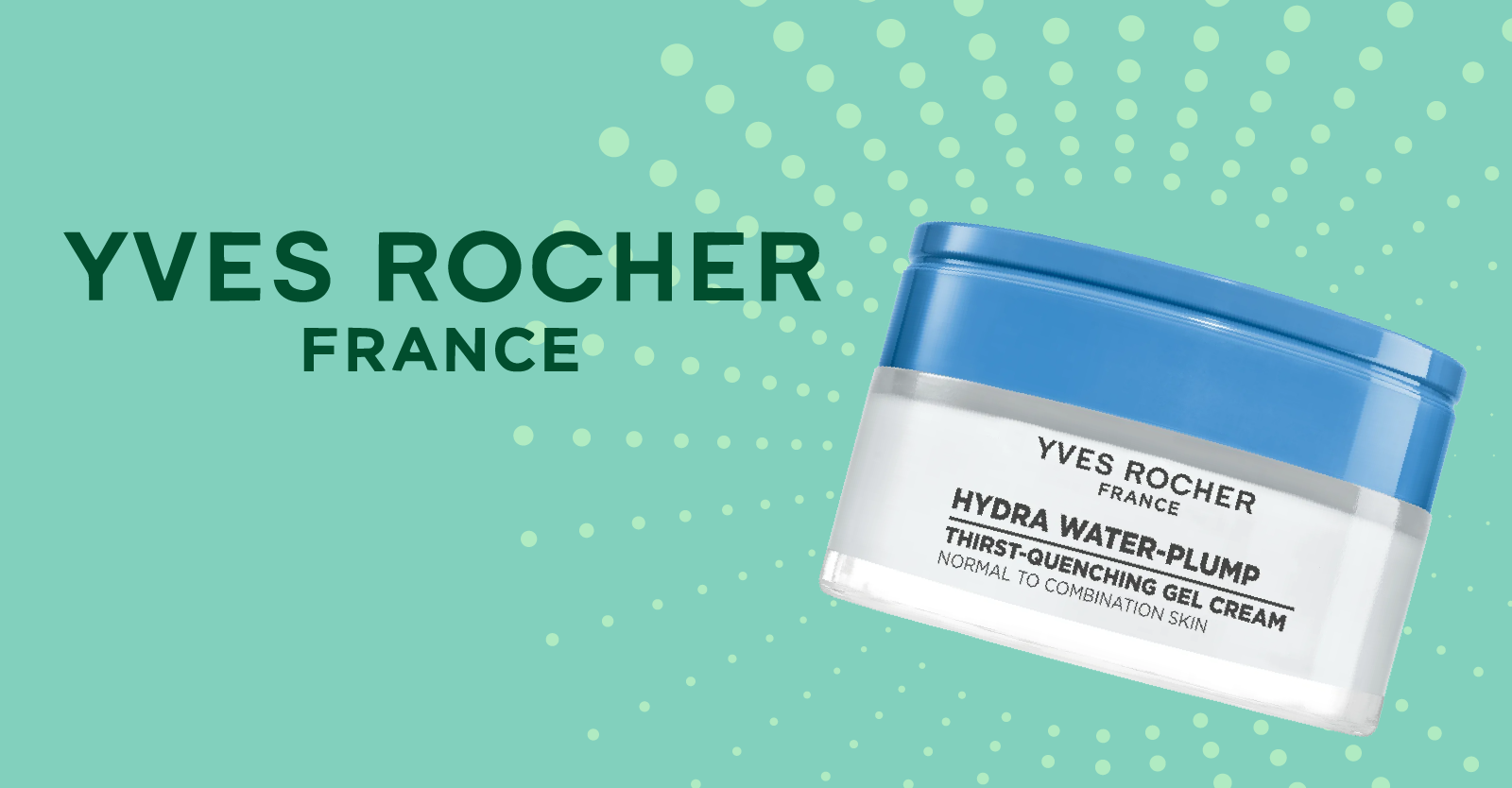 Yves Rocher Hydra Water-Plump, Vyhlazující hydratační maska na den a noc 75 ml