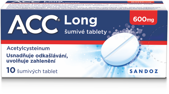 ACC ® LONG 600 mg 10 šumivých tablet