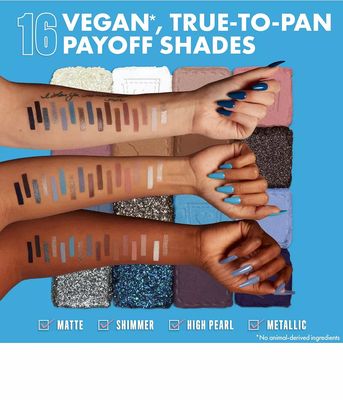 NYX Professional Makeup Shadow Palette Vintage Jean Baby paletka očních stínů