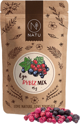 Natu Lyo mix rybíz 45 g