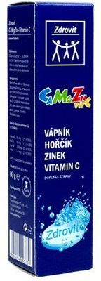 Zdrovit Ca+Mg+Zn+vit.C 20 šumivých tablet