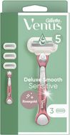 Gillette Venus Sensitive Rose Gold strojek + 3 hlavice 3 ks