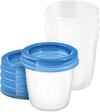 Philips Avent VIA pohárky s víčkem 180 ml 5 ks