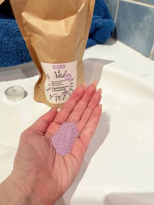 Kvitok Magická pěna do koupele Zklidňující levandule 60 g