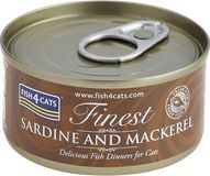 Fish4Cats Konzerva pro kočky Finest sardinka s makrelou 70 g