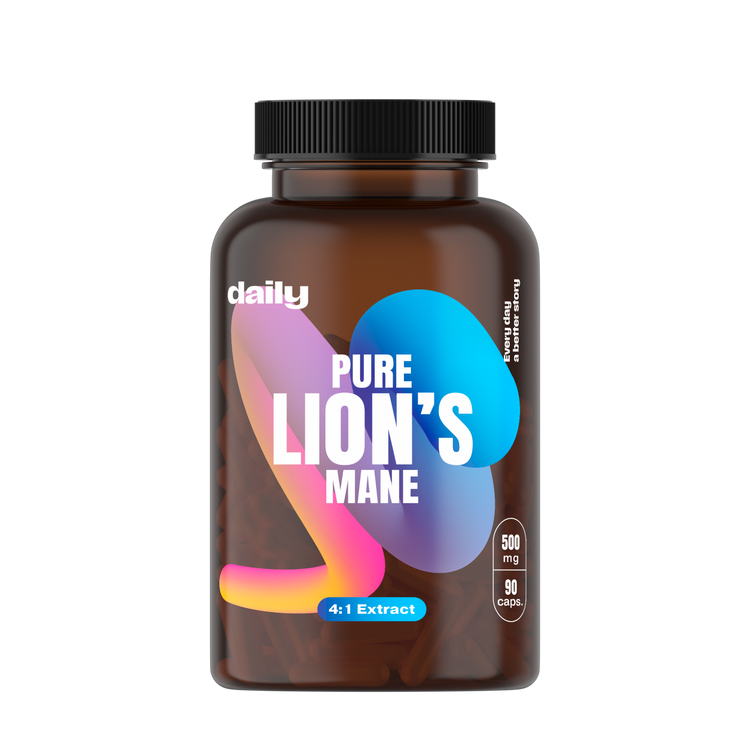 Daily Pure Lion’s Mane (Korálovec ježatý) 90 kapslí