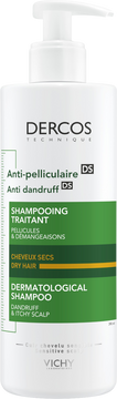 Vichy Dercos šampon proti lupům na suché vlasy 390 ml