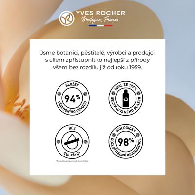 Yves Rocher Sprchový gel na tělo a vlasy Monoi de Tahiti 400 ml