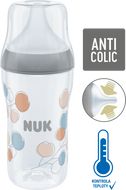 Nuk Perfect Match láhev s kontrolou teploty, šedá 260 ml