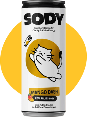 SODY Funkční soda Mango Dash 330 ml