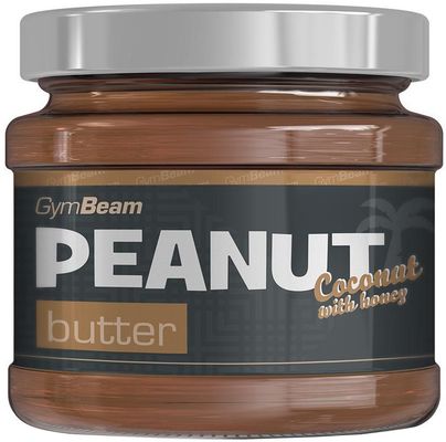 GymBeam Arašídové máslo s kokosem 340 g