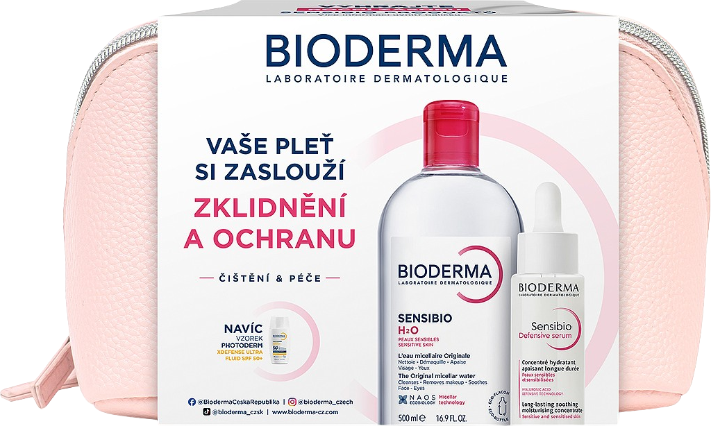 Bioderma Sensibio Dárkový balíček pro citlivou pleť a vrásky