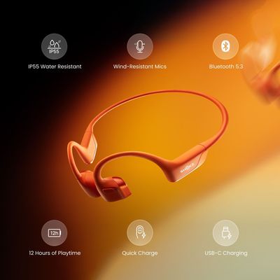 SHOKZ OpenRun Pro 2 sluchátka odolná proti vodě - oranžová