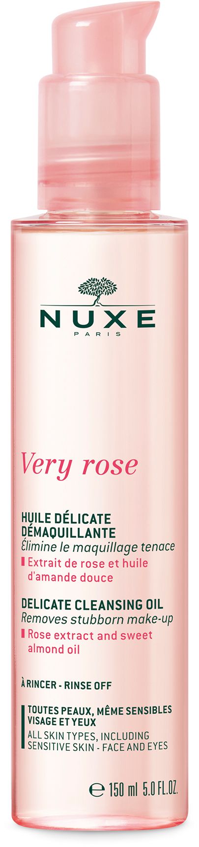 Nuxe Very rose Delikátní odličovací olej 150 ml