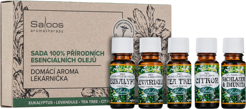 Saloos Domácí aroma lékárnička 5 x 10 ml