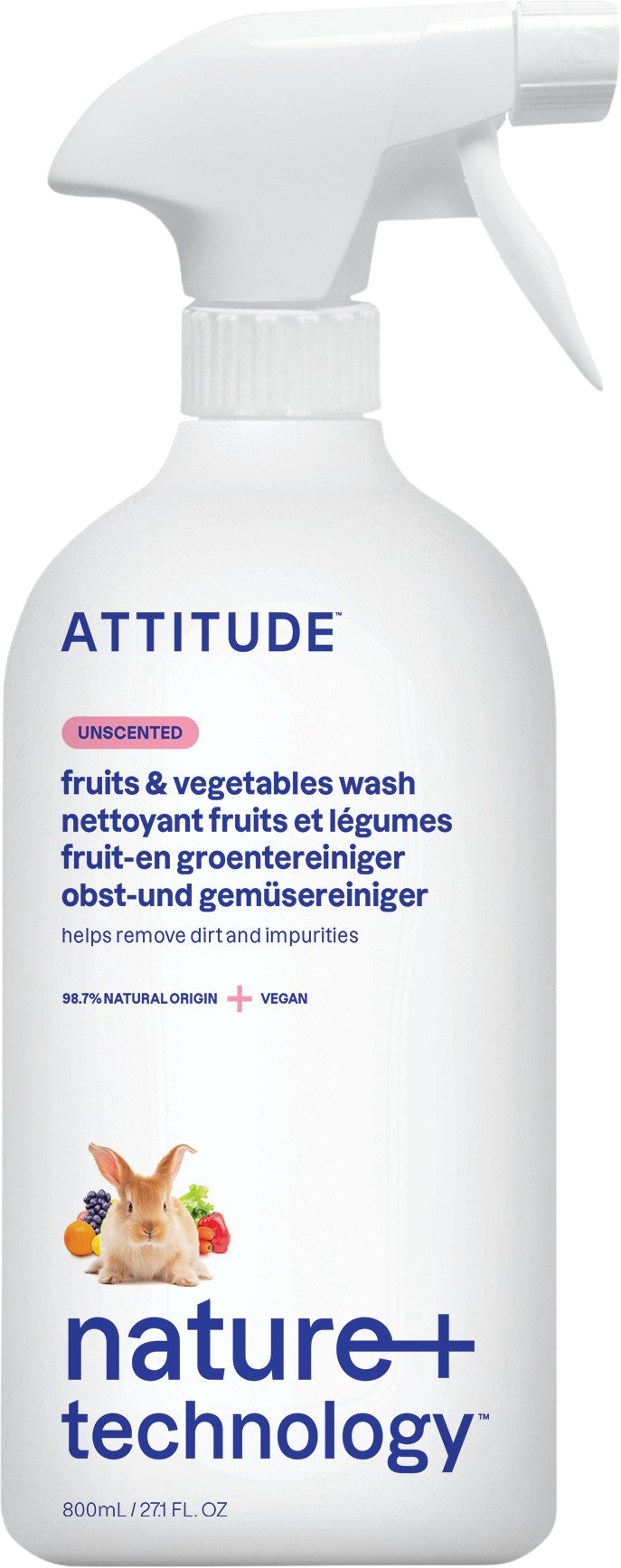 Attitude Čistič na ovoce a zeleninu 800 ml