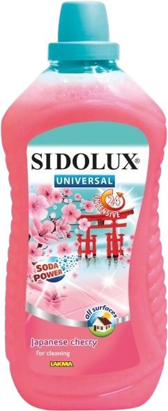 Sidolux Universal Květ japonské třešně Univerzální čistič na všechny povrchy a podlahy 1 l