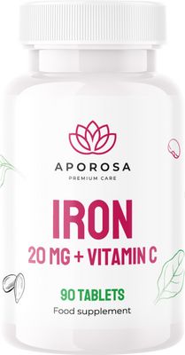 Aporosa 20 mg vas és C-vitamin 90 tabletta