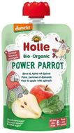 Holle Bio pyré - Power Parrot - Hruška s jablkem a špenátem 100 g