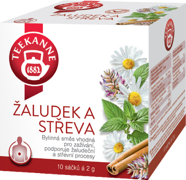 Teekanne Žaludek a střeva bylinný čaj sáčky 10 x 2 g