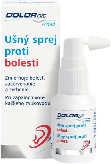 Dolorgit med Ušní sprej proti bolesti 20 ml