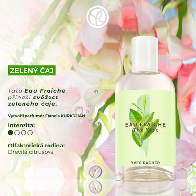 Yves Rocher Eau Fraiche Zelený čaj 100 ml