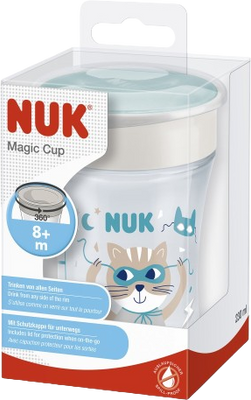Nuk Dětský hrníček Magic 360° s víčkem 230 ml