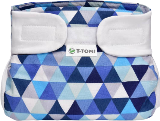 T-Tomi Ortopedické abdukční kalhotky - suchý zip, blue triangles 5–9 kg