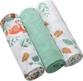 BabyOno Pleny mušelínové Super Soft - Mint, 70x70 cm 3 ks