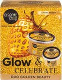 Organic Shop Glow & Celebrate Zlatý dárkový set