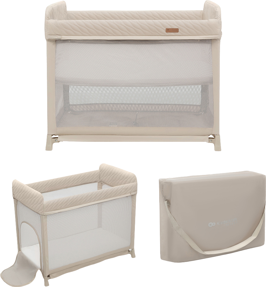 Kinderkraft Select Postýlka cestovní Moon Dream Beige