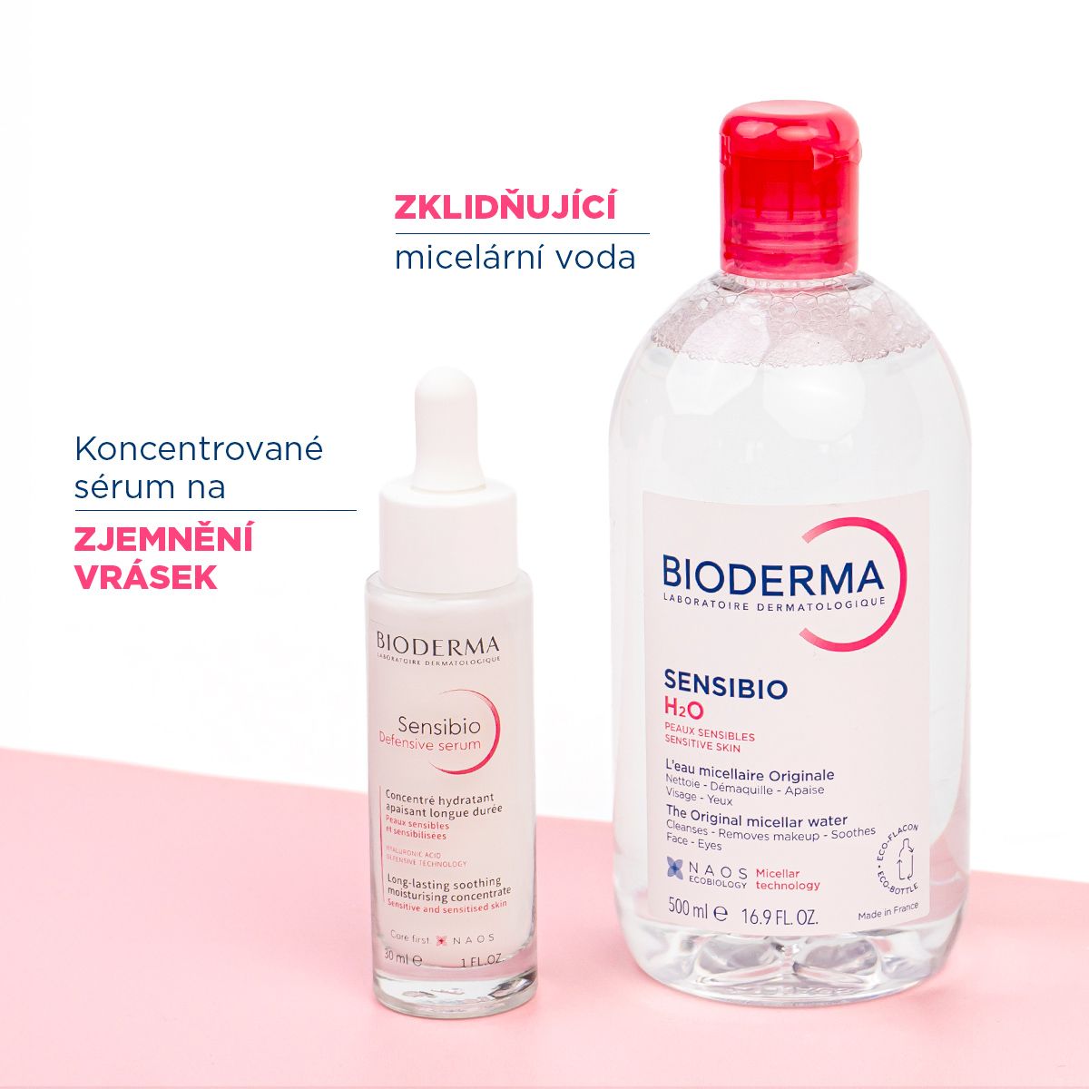 Bioderma Sensibio Dárkový balíček pro citlivou pleť a vrásky
